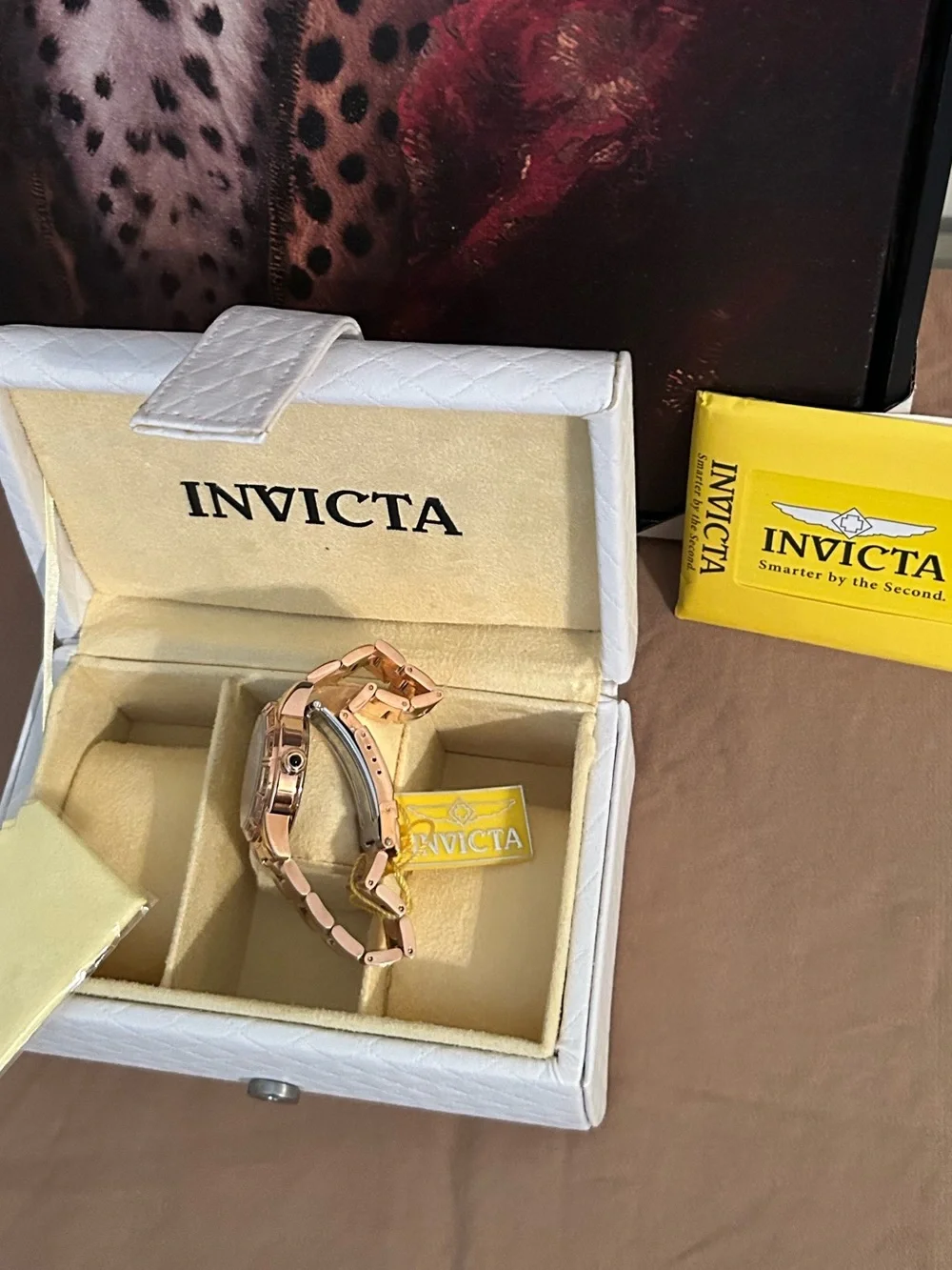 INVICTA NWT Authentic Rose Gold Watch with Case - Unisex